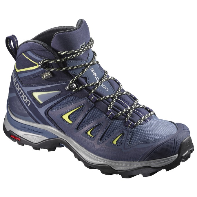 Zapatillas Trekking Salomon Mujer Azules Oscuro - Salomon Argentina X ULTRA 3 MID GTX® W ,316945-RSZ